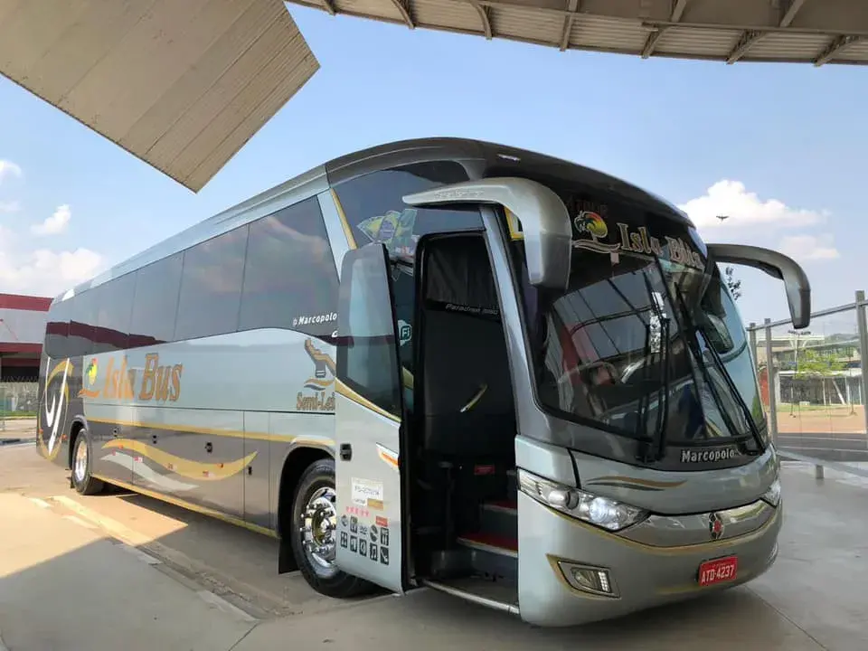 aluguel de ônibus com ar-condicionado